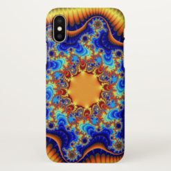 Celestial Fractalscope Glossy iPhone X Case