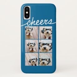 Cheers! Create Your Own Instagram Holiday Collage iPhone X Case