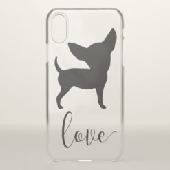 Chihuahua Love iPhone X Clearly? Deflector Case
