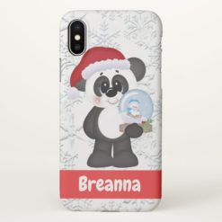 Christmas Bear add name Festive phone Case?