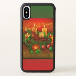 Christmas Yule Log iPhone X Case