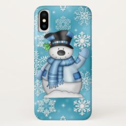Christmas snowman Holiday ten Case