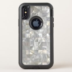 Classic Mother-of-Pearl Pattern OtterBox Defender iPhone X Case