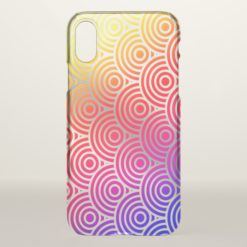 Colorful Chaos iPhone X Case