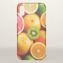 Colorful Citrus Fruits iPhone X Case