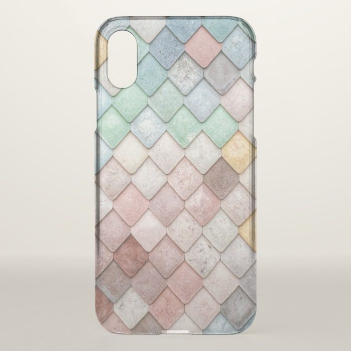 Colorful Decorative Stone Tiles iPhone X Case