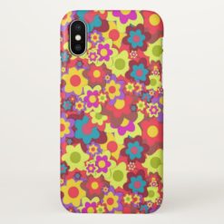 Colorful Flower Candies iPhone X Phone Case
