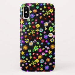 Colorful Flowers iPhone X Case