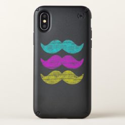 Colorful Mustaches Speck iPhone X Case