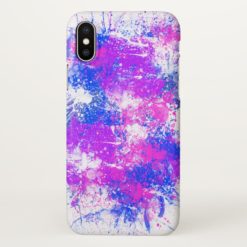 Colorful Splatter Pop-Art iPhone X Case