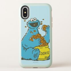 Cookie Monster Vintage OtterBox Symmetry iPhone X Case