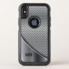 Cool Mens Monogram Design OtterBox Commuter iPhone X Case