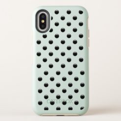 Cool Trendy Polka Dot Pattern OtterBox Symmetry iPhone X Case