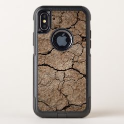 Cracked Dried Mud OtterBox Commuter iPhone X Case
