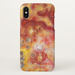 Crazy Lace Agate Pattern iPhone X Case