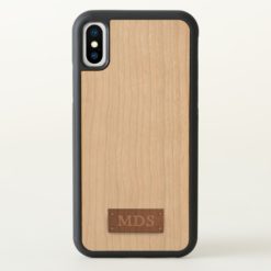 Custom Apple iPhone X Bumper Cherry Wood Case