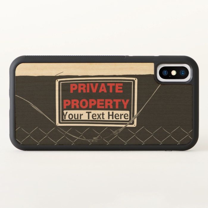 Customizable Cool Funny Unique Personalized iPhone X Case
