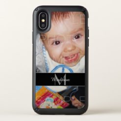 Customize it with Your photo and Monogram Speck iPhone X Case