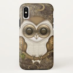 Cute Barn Owl iPhone X Case