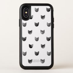 Cute Cat Pattern OtterBox Symmetry iPhone X Case