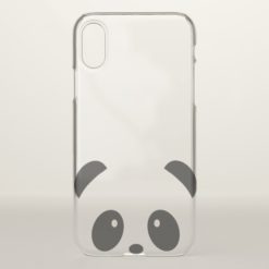 Cute and Cuddly Panda iPhone X Deflector Case