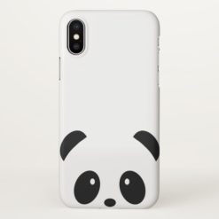 Cute and Cuddly Panda iPhone X Phone Case