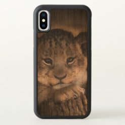 Cute lion cub iPhone x Case