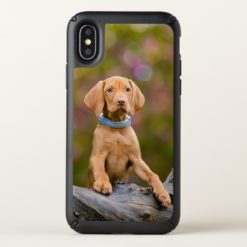 Cute puppyeyed Hungarian Vizsla Dog Puppy Photo - Speck iPhone X Case