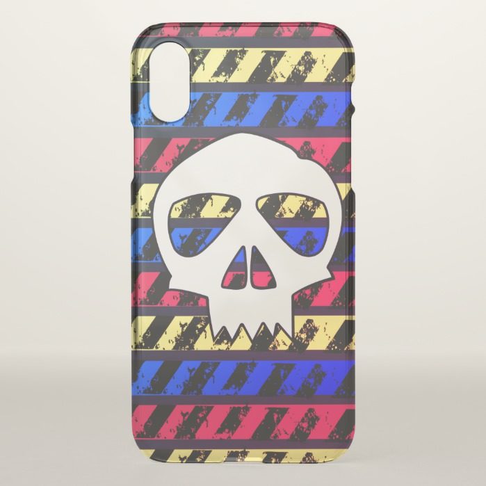 Danger Skull iPhone X Case