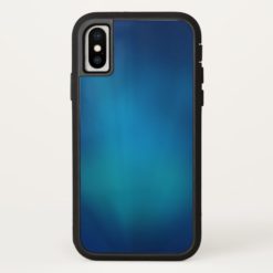 Deep Blue Underwater Glow iPhone X Case