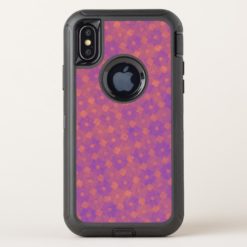 Deep Purple and Pink Diamonds OtterBox Defender iPhone X Case