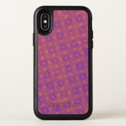 Deep Purple and Pink Diamonds OtterBox Symmetry iPhone X Case