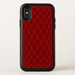 Deep red geometry OtterBox symmetry iPhone x Case