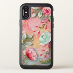 Elegant & Beautiful Watercolor Flower Garden Speck iPhone X Case