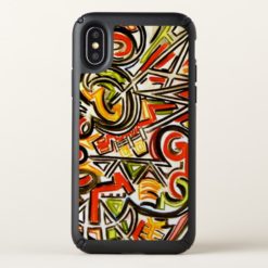 Emerging Butterfly-Hand Painted Abstract Pattern Speck iPhone X Case