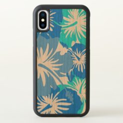 Epic Hibiscus Hawaiian Floral Aloha Blue iPhone X Case