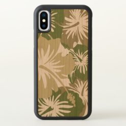 Epic Hibiscus Hawaiian Floral Aloha Khaki iPhone X Case