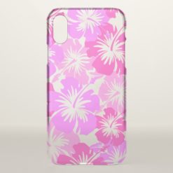 Epic Hibiscus Hawaiian Floral Aloha - Pink iPhone X Case