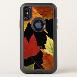 Fall Colors Autumn Leaves OtterBox Defender iPhone X Case