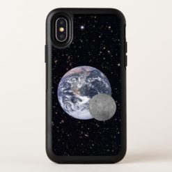 Far Side of the Moon Earth Starry Sky OtterBox Symmetry iPhone X Case