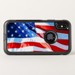 Flag of the United States Abstract Impressionism OtterBox Commuter iPhone X Case