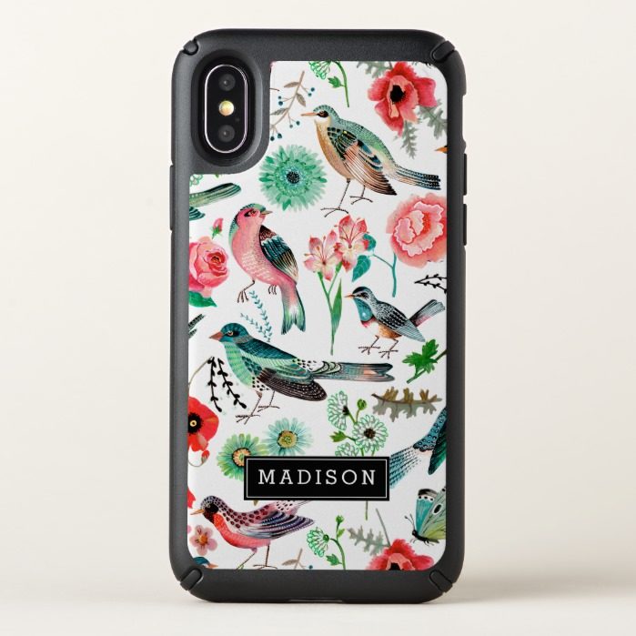 Flowers & Birds Pattern | Speck Iphone Case