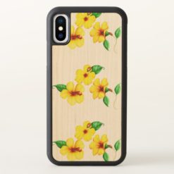 Flowers and Ladybugs iPhone X Case