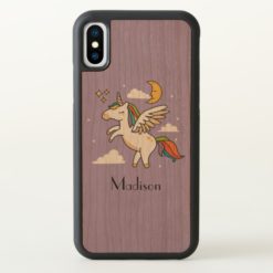 Flying Unicorn iPhone X Case