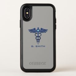 For Doctors and Nurses. Medical Caduceus. OtterBox Symmetry iPhone X Case