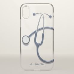 For Doctors and Nurses. Medical Stethoscope. iPhone X Case