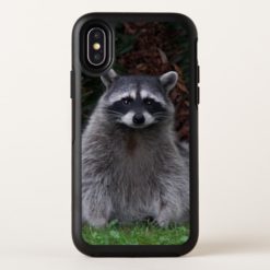 Forest Raccoon Photo OtterBox Symmetry iPhone X Case
