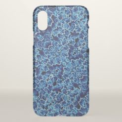 Frosted Ivy Blue iPhone X Case