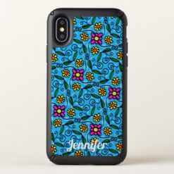 Fun Sketched Floral Speck iPhone Case