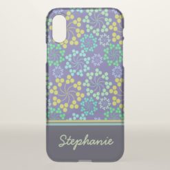 Funky Abstract Floral iPhone X Case